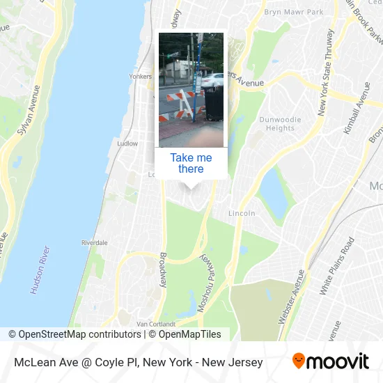 McLean Ave @ Coyle Pl map