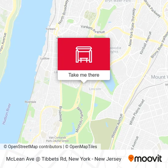 McLean Ave @ Tibbets Rd map