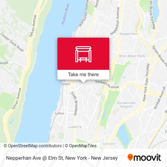 Mapa de Nepperhan Ave @ Elm St
