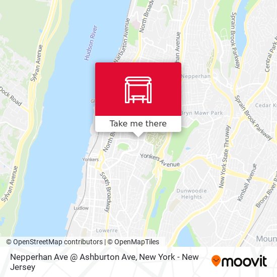 Nepperhan Ave @ Ashburton Ave map