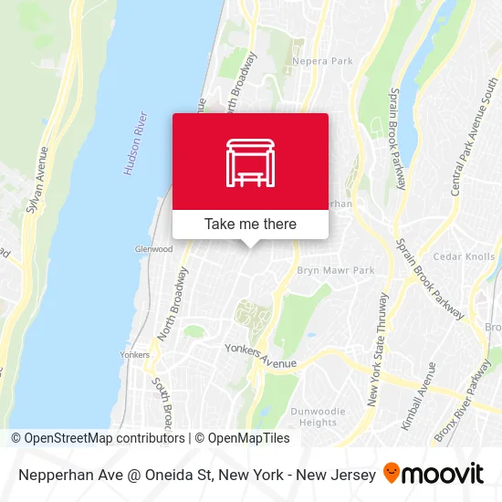 Nepperhan Ave @ Oneida St map