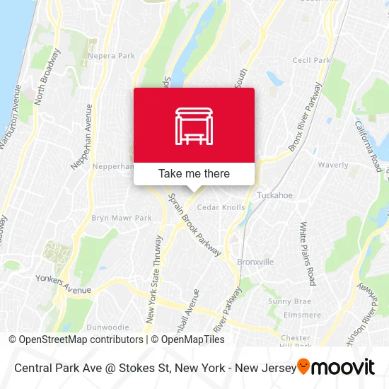 Central Park Ave @ Stokes St map