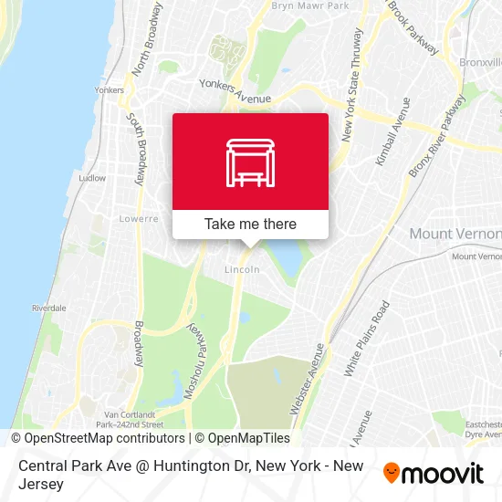 Mapa de Central Park Ave @ Huntington Dr