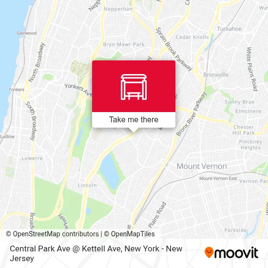 Central Park Ave @ Kettell Ave map