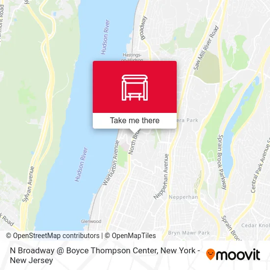 N Broadway @ Boyce Thompson Center map