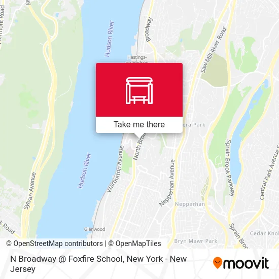 N Broadway @ Foxfire School map