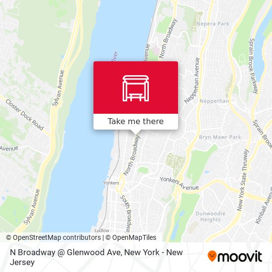 Mapa de N Broadway @ Glenwood Ave