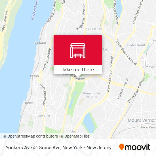 Mapa de Yonkers Ave @ Grace Ave