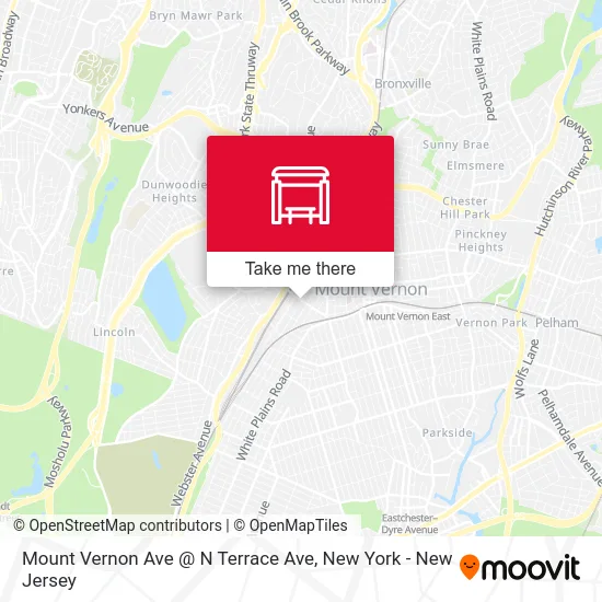 Mount Vernon Ave @ N Terrace Ave map
