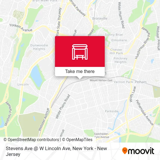 Stevens Ave @ W Lincoln Ave map