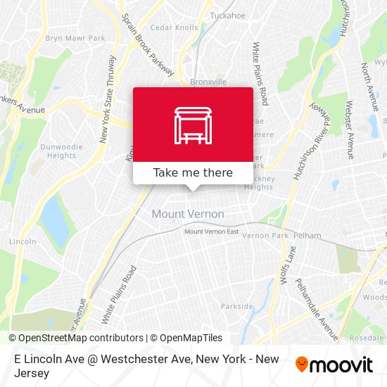 E Lincoln  Ave @ Westchester Ave map