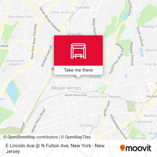 E Lincoln Ave @ N Fulton Ave map