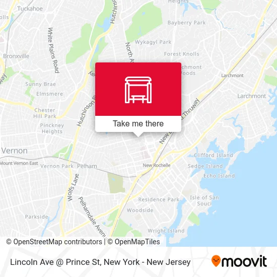 Lincoln Ave @ Prince St map