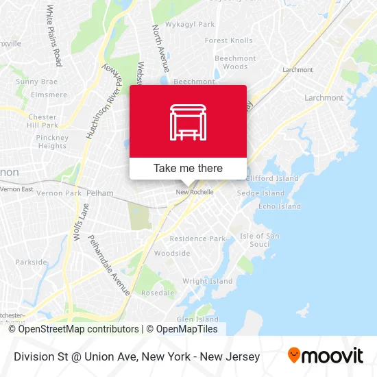 Division St @ Union Ave map