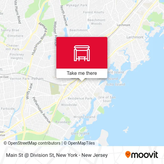 Main St @ Division St map