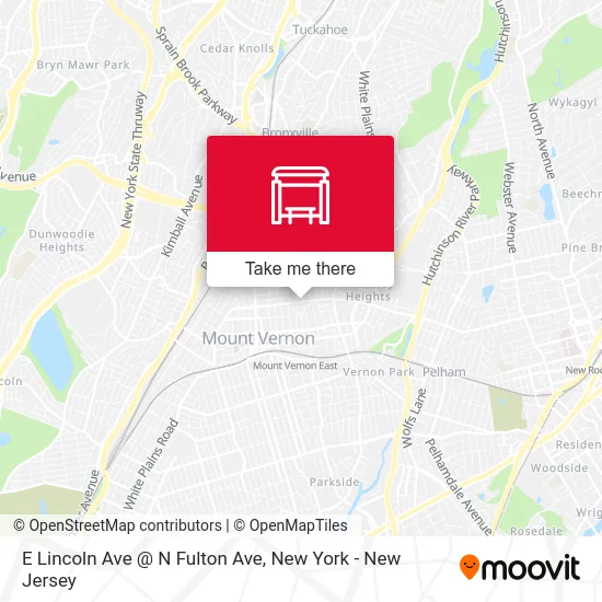 E Lincoln Ave @ N Fulton Ave map