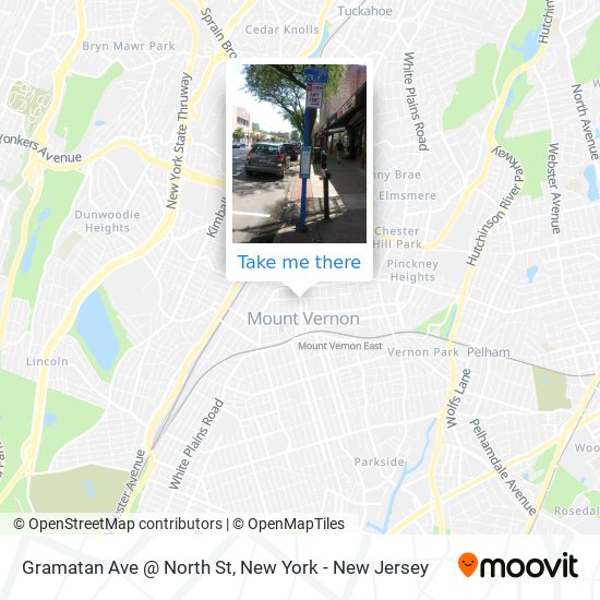Mapa de Gramatan Ave @ North St
