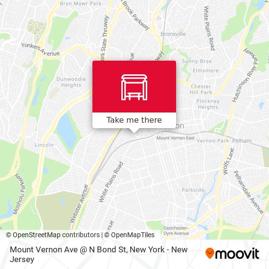 Mount Vernon Ave @ N Bond St map