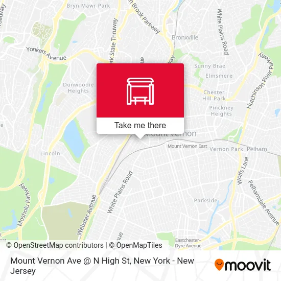 Mount Vernon Ave @ N High St map