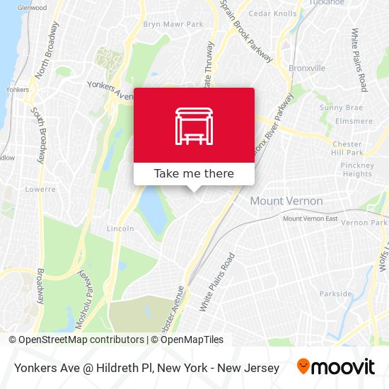Yonkers Ave @ Hildreth Pl map