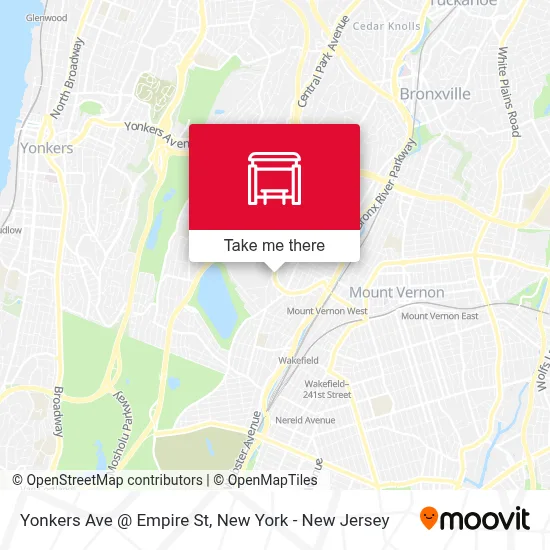 Yonkers Ave @ Empire St map