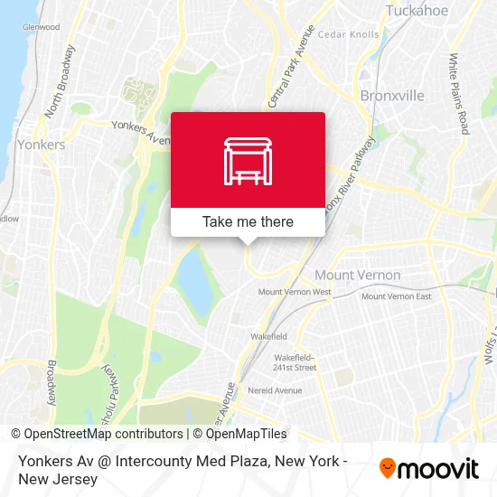 Yonkers Av @ Intercounty Med Plaza map