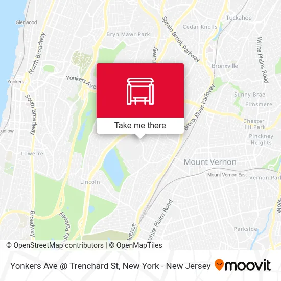 Yonkers Ave @ Trenchard St map