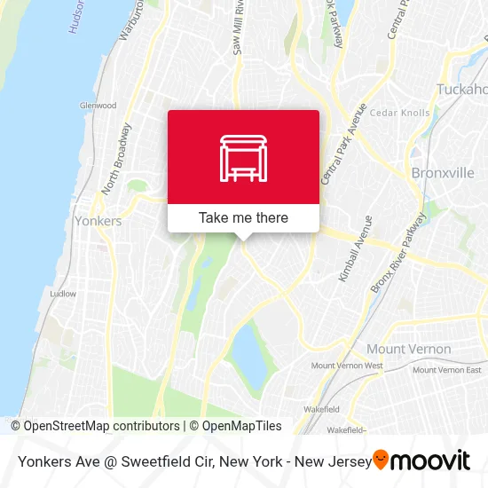 Yonkers Ave @ Sweetfield Cir map