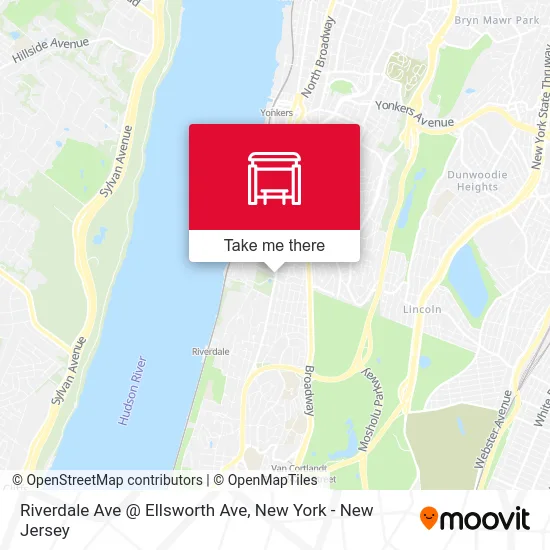 Riverdale Ave @ Ellsworth Ave map
