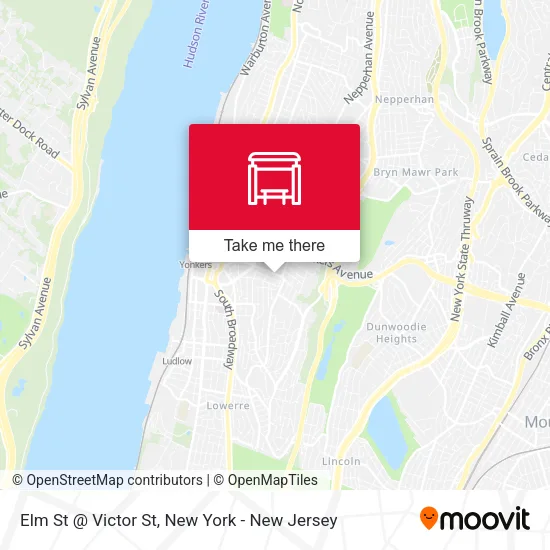 Mapa de Elm St @ Victor St