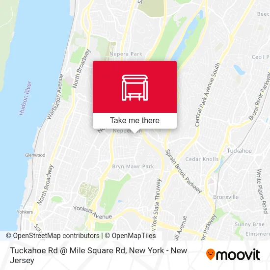Tuckahoe Rd @ Mile Square Rd map