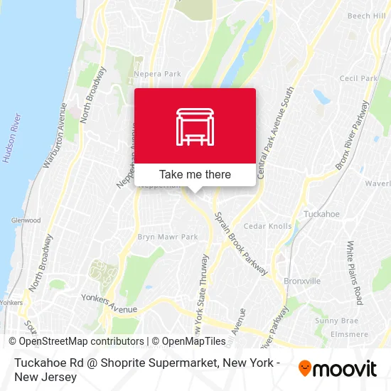 Tuckahoe Rd @ Shoprite Supermarket map