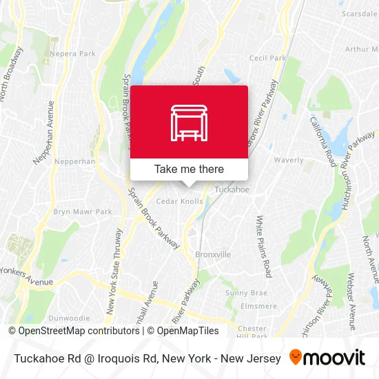 Tuckahoe Rd @ Iroquois Rd map