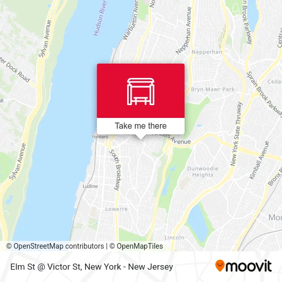 Mapa de Elm St @ Victor St