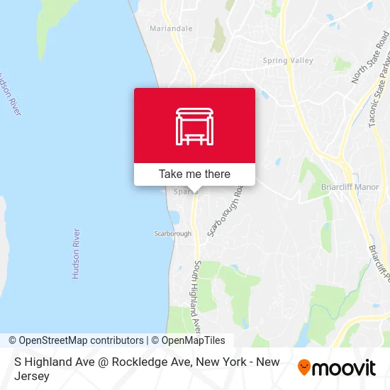 S Highland Ave @ Rockledge Ave map