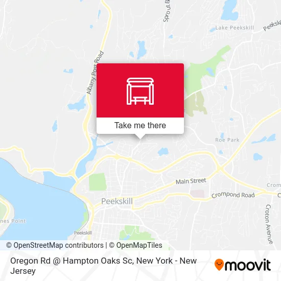 Oregon Rd @ Hampton Oaks Sc map