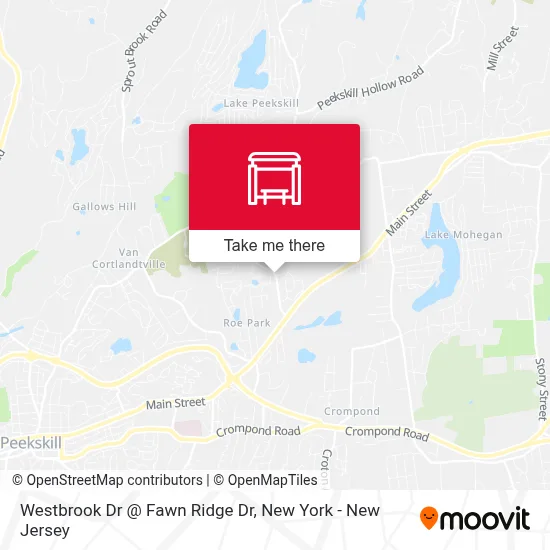 Westbrook Dr @ Fawn Ridge Dr map