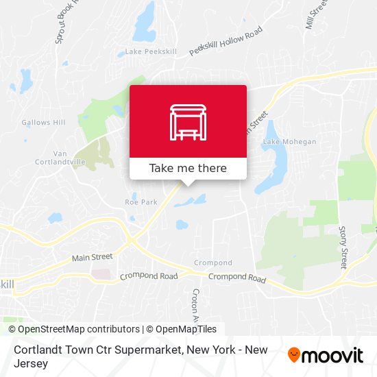 Mapa de Cortlandt Town Ctr Supermarket