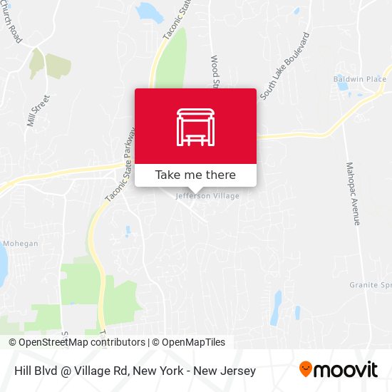 Mapa de Hill  Blvd @ Village Rd