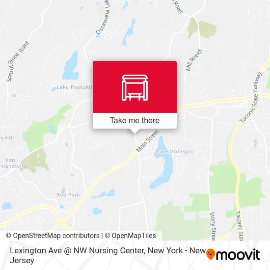 Lexington Ave @ NW Nursing Center map