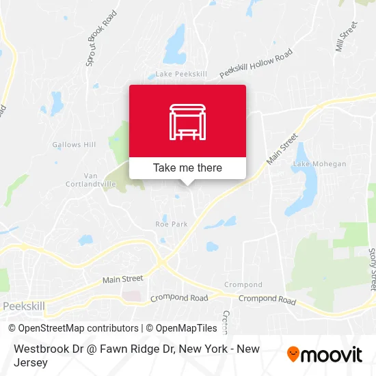 Westbrook Dr @ Fawn Ridge Dr map