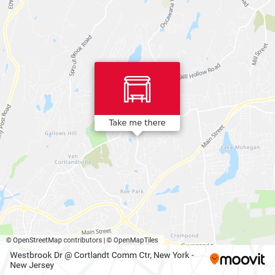 Westbrook Dr @ Cortlandt Comm Ctr map