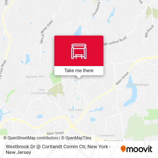 Westbrook Dr @ Cortlandt Comm Ctr map