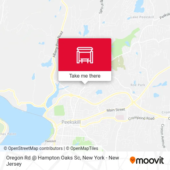 Oregon Rd @ Hampton Oaks Sc map