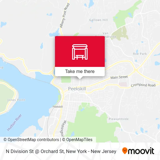 N Division St @ Orchard St map