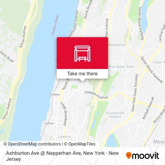 Mapa de Ashburton Ave @ Nepperhan Ave