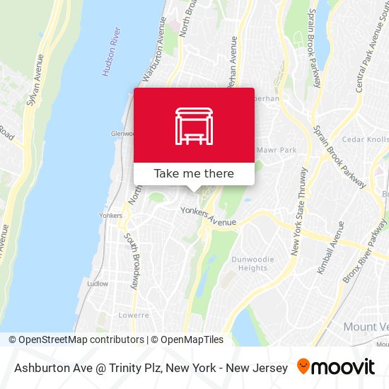 Ashburton Ave @ Trinity Plz map