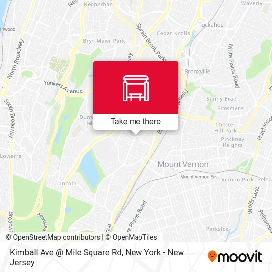 Kimball Ave @ Mile Square Rd map