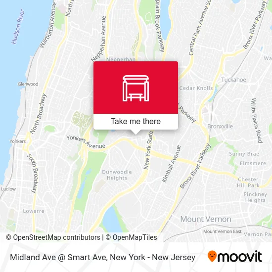 Midland Ave @ Smart Ave map