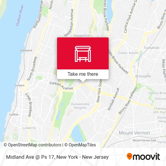 Midland Ave @ Ps 17 map